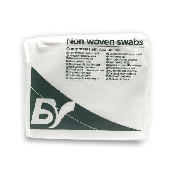 Bastos viegas Non Woven Non-Sterile Swabs 10cm X 10cm (100 Pcs)
