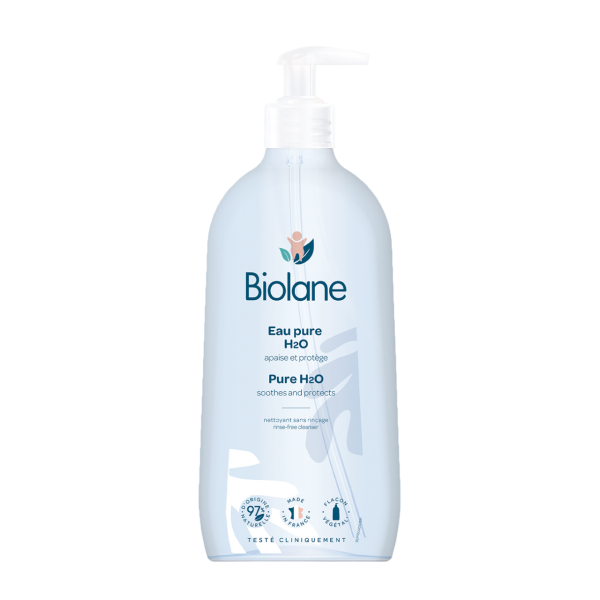 Biolane Pure H2O Cleanser Rinse Free 400ml