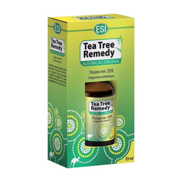 Esi Tea Tree Remedy Oil - 100% Pure Melaleuca Alternifolia – Antiseptic & Skin Support - 25ml