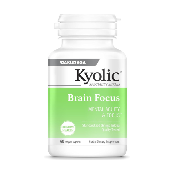 Kyolic Brain Focus 60 Vegetarian Caplets