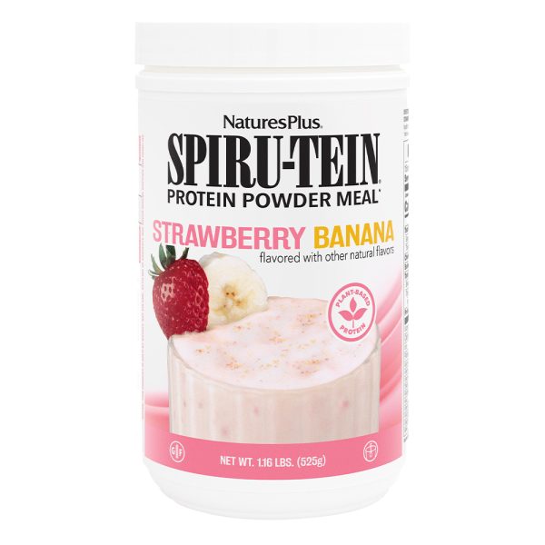 Natures Plus Spiru-Tein Strawberry Banana 1.12 lb 510g