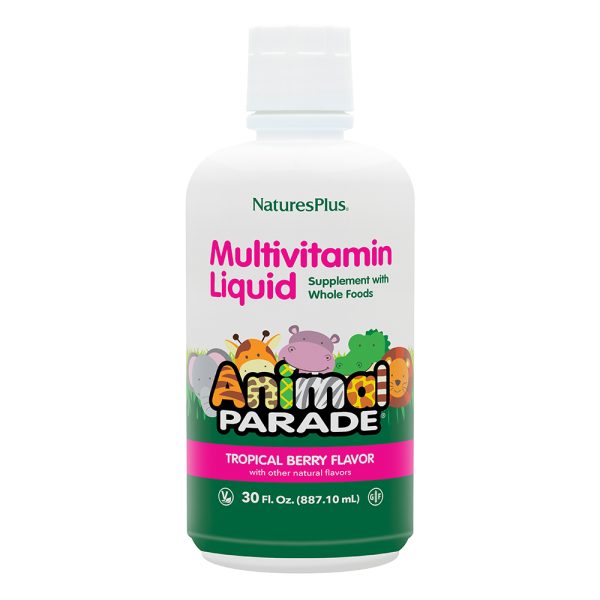 Natures Plus Source Of Life Animal Parade Liquid Tropical Berry 30 Oz