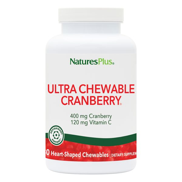Natures Plus Ultra Cranberry Chewable Love Berries Vitamin C 180 Tablets