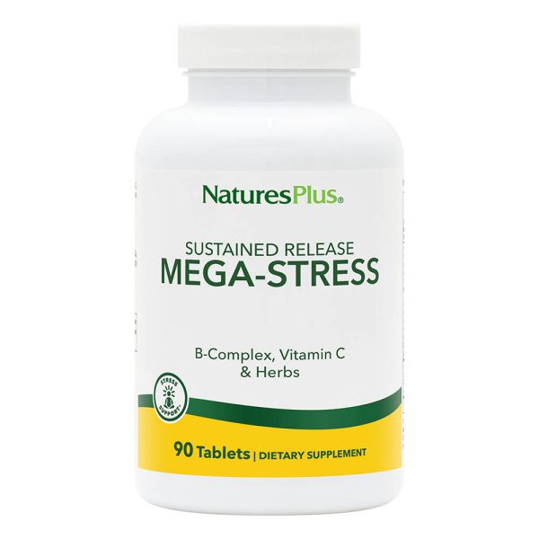 Natures Plus Mega Stress Complex Sustained Release 90 Tablets