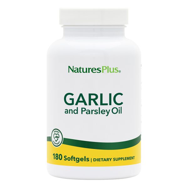 Natures Plus Garlic & Parsley Oil Softgels 180's