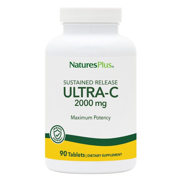 Natures Plus Ultra C 2000 Sustained Release With Rosehips 90 Tablets