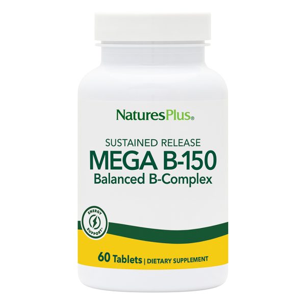Natures Plus Mega B 150mg Sustained Release 60 Tablets