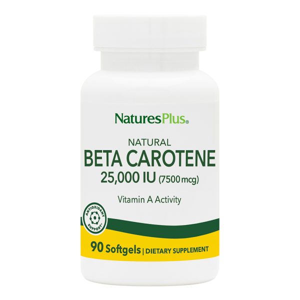 Natures Plus Beta Carotene 25000 IU 90 Softgel