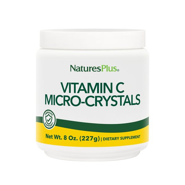 Natures Plus Vitamin C Micro Crystals 8 Oz 227 g Jar