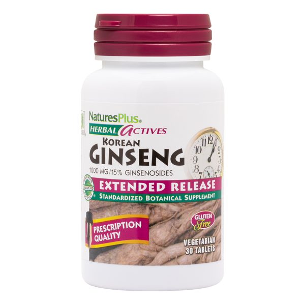 Natures Plus Herbal Actives Korean Ginseng 30's