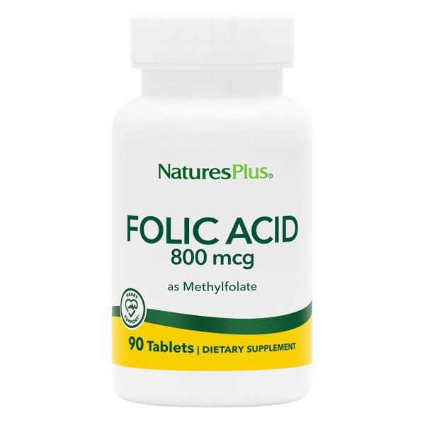 Natures Plus Folic Acid 800mcg 90's