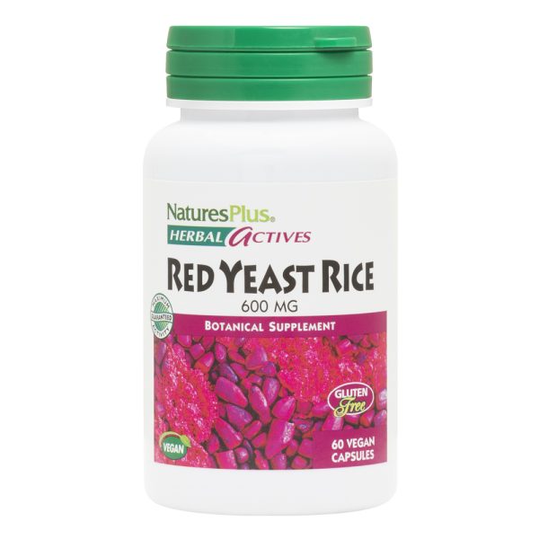 Natures Plus Herbal Actives Red Yeast Rice Capsules 60's
