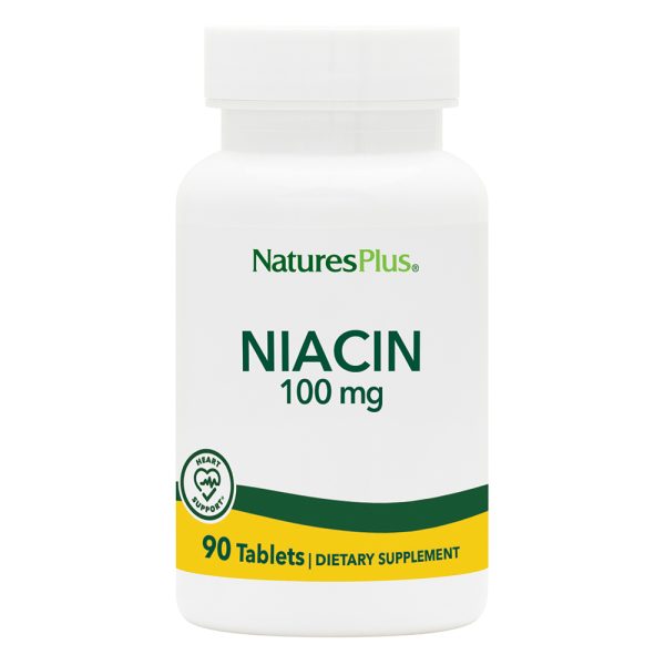 Natures Plus Niacin 100mg 90 Tablets