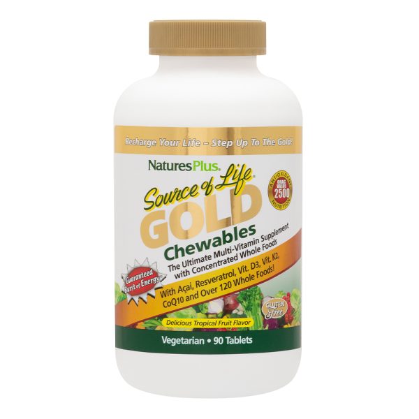 Natures Plus Source Of Life Gold Chewable 90's