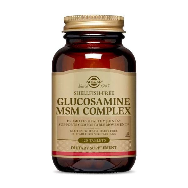 Solgar Glucosamine MSM Complex Shellfish Free Tablets 120's