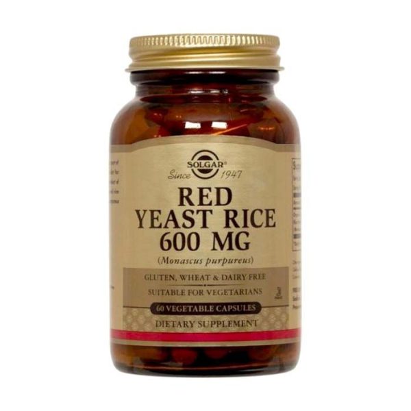 Solgar Red Yeast Rice Vegetable Capsules 60's