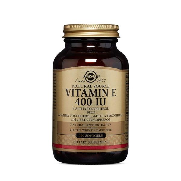 Solgar Vitamin E 400IU Mixed Soft gels 100's