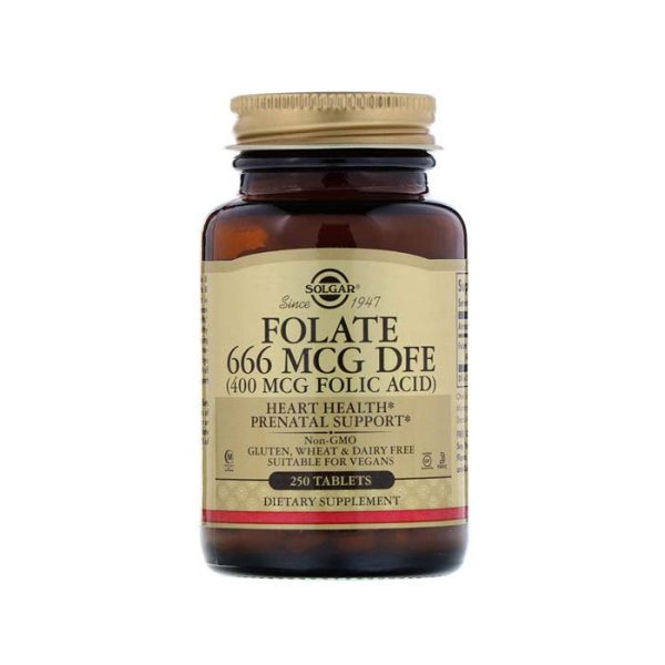 Solgar Folic Acid 400mcg Tablets 250's