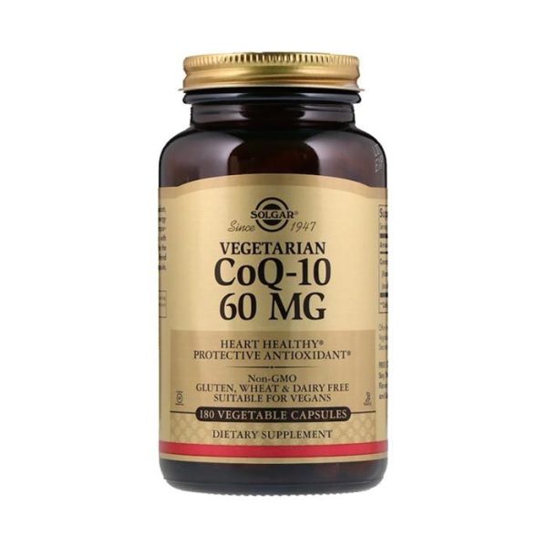 Solgar Coq10 60 mg Vegicaps 180's