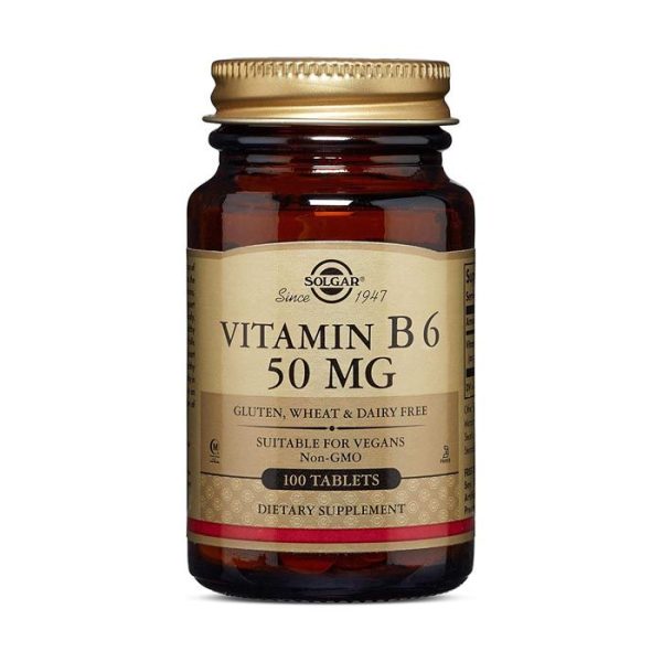 Solgar Vitamin B6 50 mg Tablets 100's