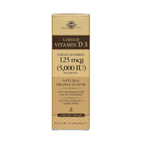 Solgar Liquid Vitamin D3 5000IU 2 oz