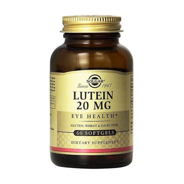 Solgar Lutein 20mg 60 Softgels