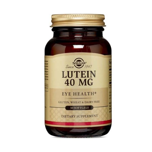 Solgar Lutein 40mg 30 Softgels