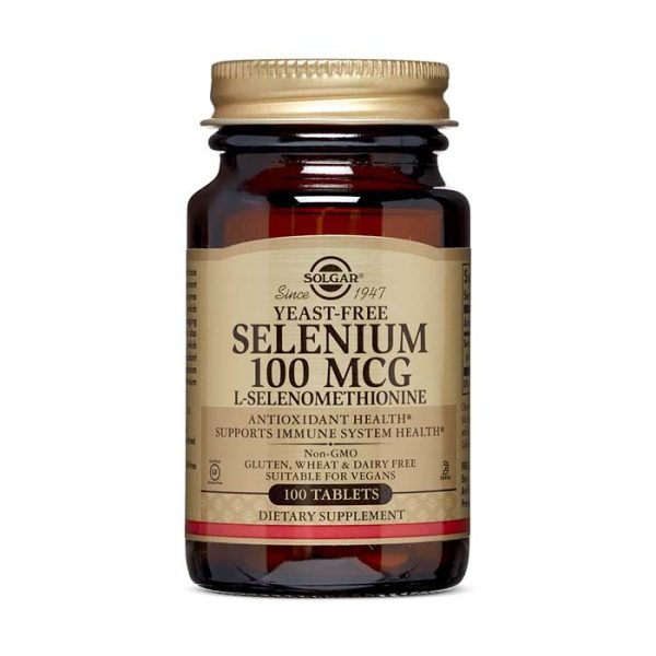Solgar Yeast Free Selenium 100mcg 100 Tablets