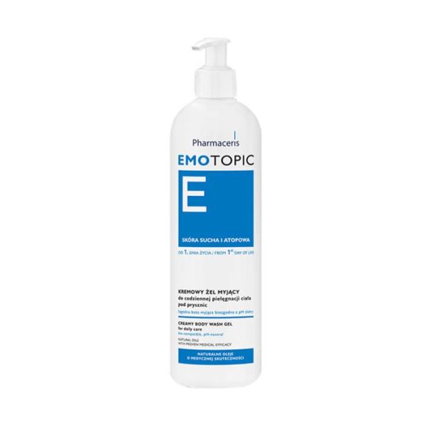 Pharmaceris E EmoTopic Creamy Body Shower Gel For Daily Care 400ml