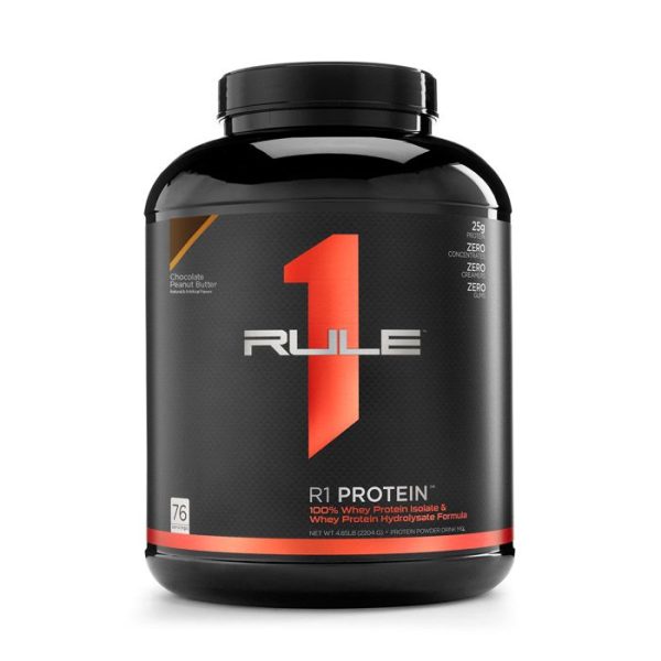 Rule1 Protein 76 Servings Chocolate Peanut Butter 5.16 Lb