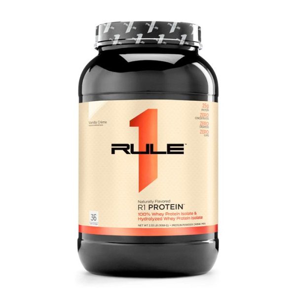 Rule1 Protein 28 Servings Natural Vanilla Creme  1.81 Lb