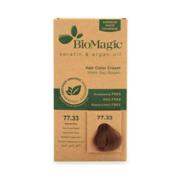 Biomagic Hair Color C K 77/33 Deep Golden Blonde