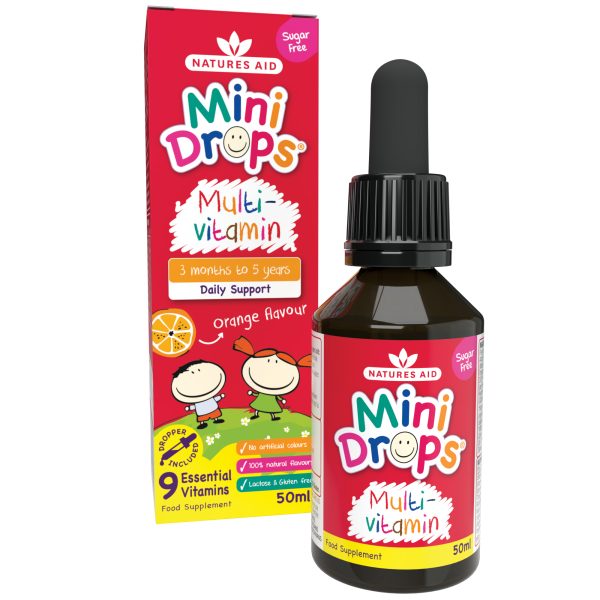 Natures Aid Multivitamin Mini Drops For Infant & Children 50ml