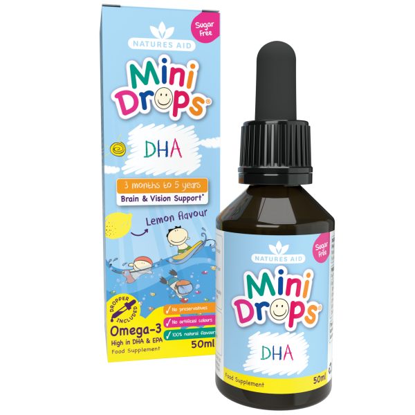 Natures Aid DHA Drops For Infants & Children 50ml