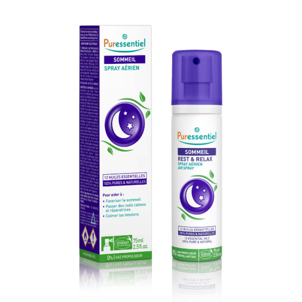 Puressentiel Rest & Relax Air Spray with 12 Essential Oils 75ml