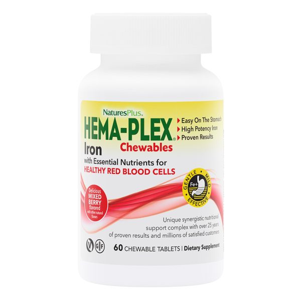 Natures Plus Hema-Plex Chewable 60 Tablets