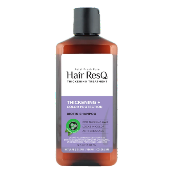 Petal Fresh Pure Hair Rescue Thickening Shampoo Color Protection 12 Oz