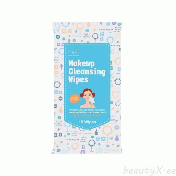 Cettua Clean & Simple Makeup Cleansing Wipes 15's