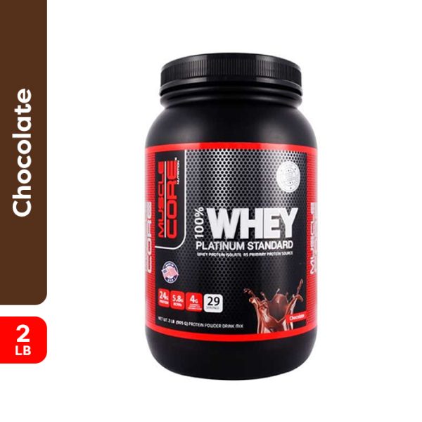 Muscle Core 100% Whey Platinum Standard 2 lb Chocolate