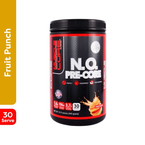 Muscle Core Nutrition N.O. Pre Core 30 Servings Fruit Punch