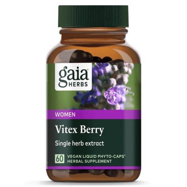 Gaia Herbs Vitex Berry Women's Health Support 60 Capsules
