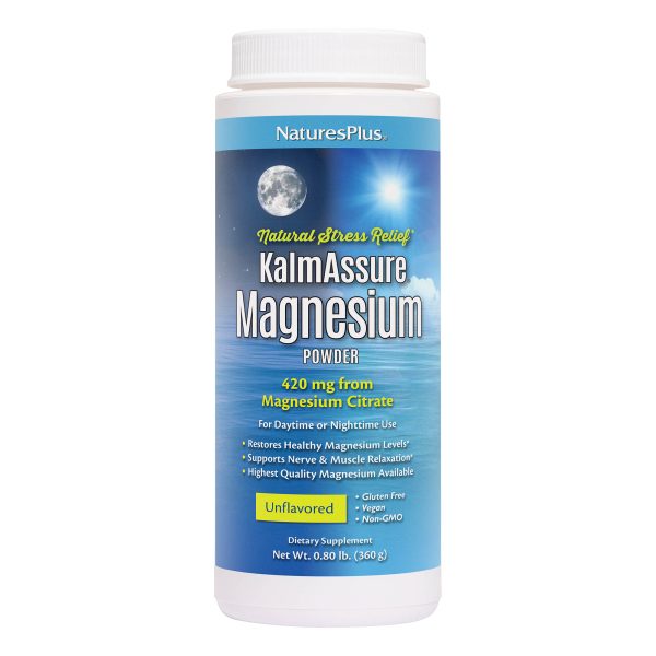 Natures Plus Kalm assure Magnesium Powder 400 mg 0.80 lb