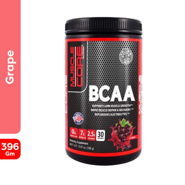 Muscle Core BCAA 30 Servings Grape 396g