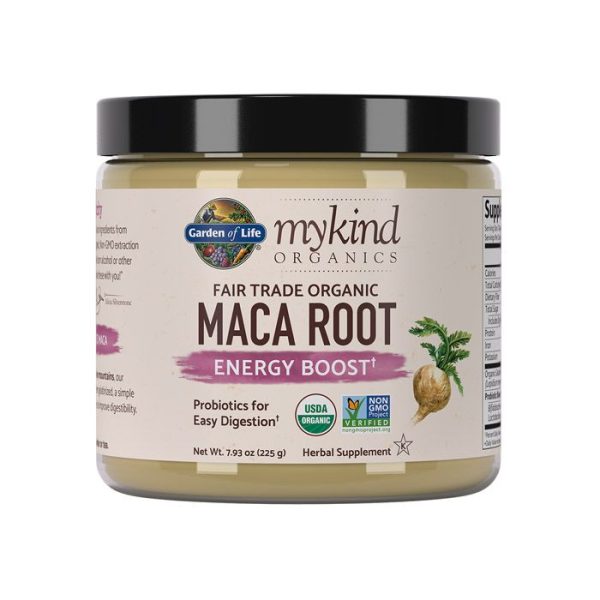 Garden Of Life Mykind Organics Herbal Maca Root Energy Boost 225g