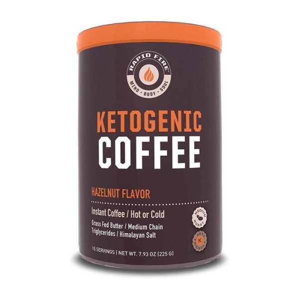 Rapidfire Ketogenic Coffee Hazelnut 225 g 15 Servings