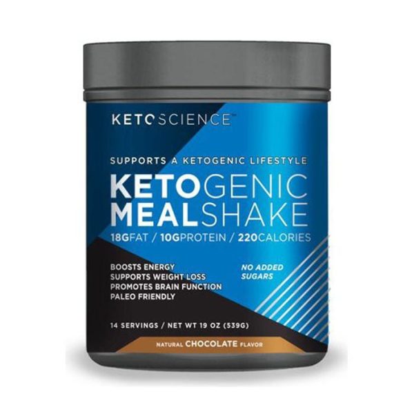 Ketoscience Ketogenic Meal Shake Natural Chocolate 14 Servings 539g