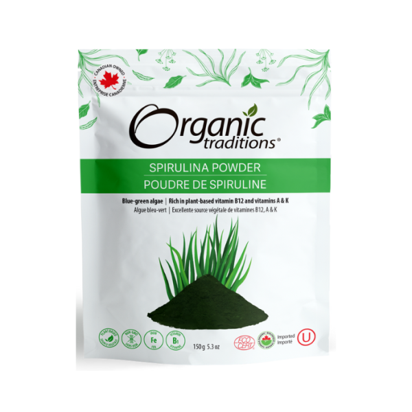 Organic Traditions Spirulina Powder 150g