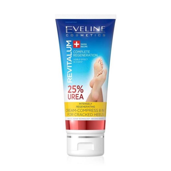 Eveline Revitalum Regenerating Cream Cracked Heels 25% Urea 75ml