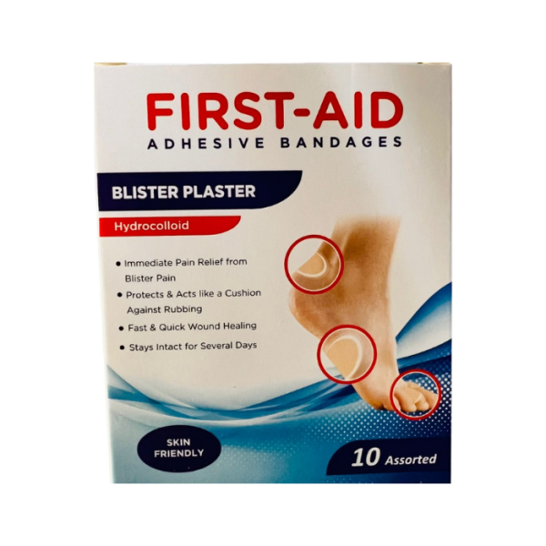 First Aid Blister Plaster Assorted 10'S
