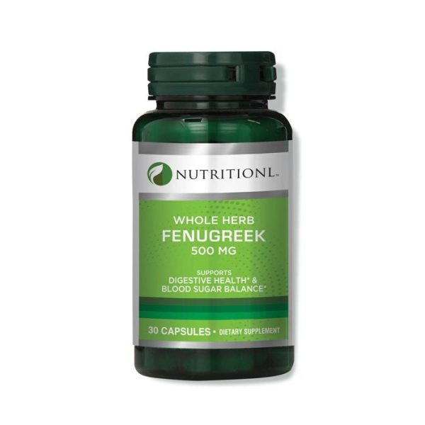 Nutritionl Fenugreek 500mg Caps 30's
